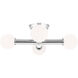 Kelly by Kelly Wearstler Nodes 4 Light 18 inch Polished Nickel Semi-Flush Mount Ceiling Light