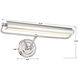Miller 12 watt 21.5 inch Polished Nickel Picture Light Wall Light