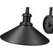 RLM 1 Light 11.25 inch Sand Black Outdoor Wall Light
