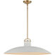 Surf 1 Light 27 inch Textured White Pendant Ceiling Light