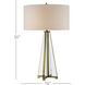 Lamont 30 inch 75 watt Clear/Brass Table Lamp Portable Light