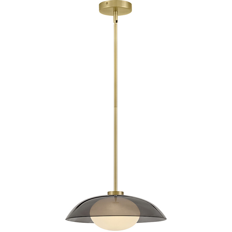 Jace LED 14 inch Lacquered Brass Pendant Ceiling Light