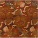 Athena 117 X 117 inch Red and Brown Area Rug, Wool