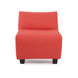 Pod Linen Slub Poppy Chair with Slipcover