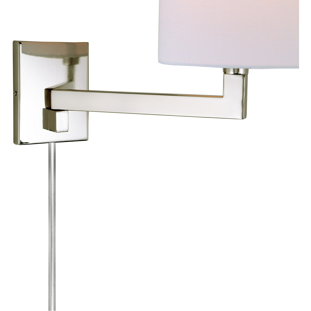 Allston 16 inch 100 watt Polished Nickel Swing Arm Wall Sconce Wall Light