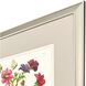Fleur Melange Green and Red and Pink and Yellow Framed Art, Propac