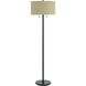Calais 59 inch 60 watt Dark Bronze Floor Lamp Portable Light