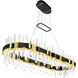 Aya LED 43 inch Pearl Black Island/Pool Table Light Ceiling Light
