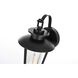 Wensley 1 Light 12.5 inch Black Outdoor Wall Sconce