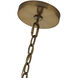 Duet 18 Light 36 inch Vintage Brass Pendant Ceiling Light