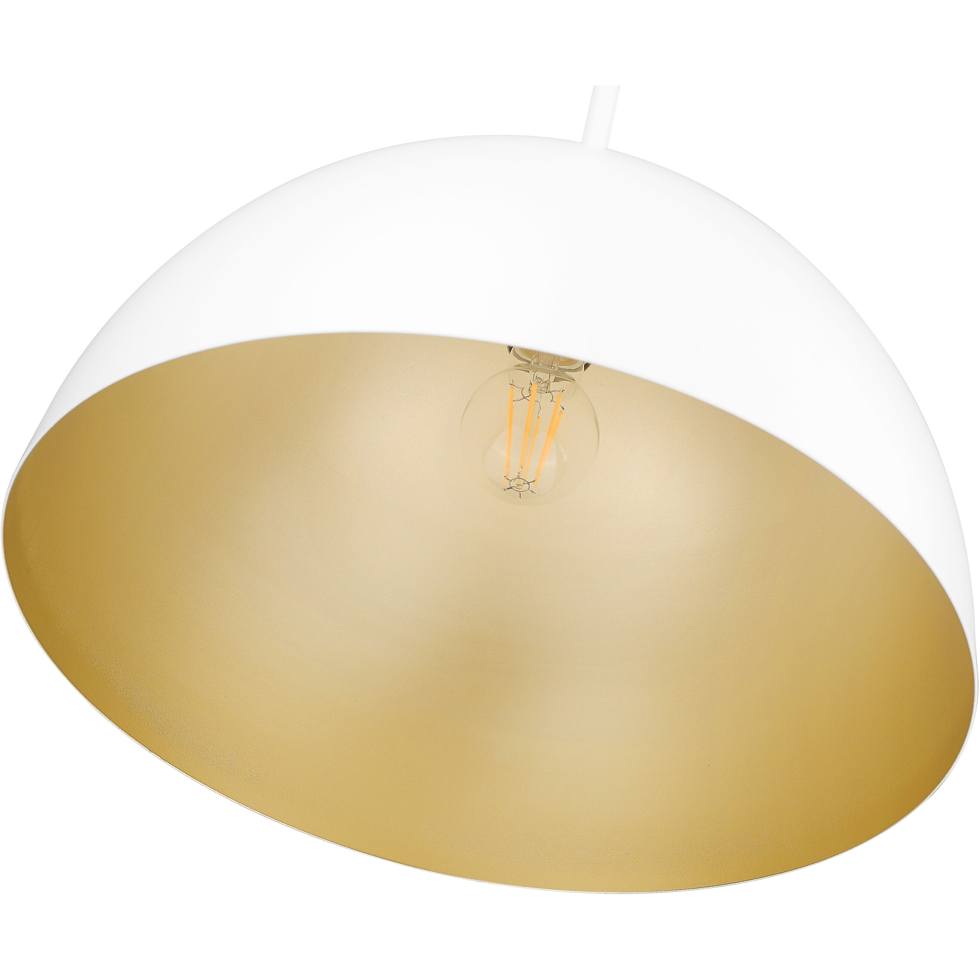 Vega Pendant Ceiling Light in Matte White