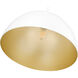 Vega Pendant Ceiling Light in Matte White