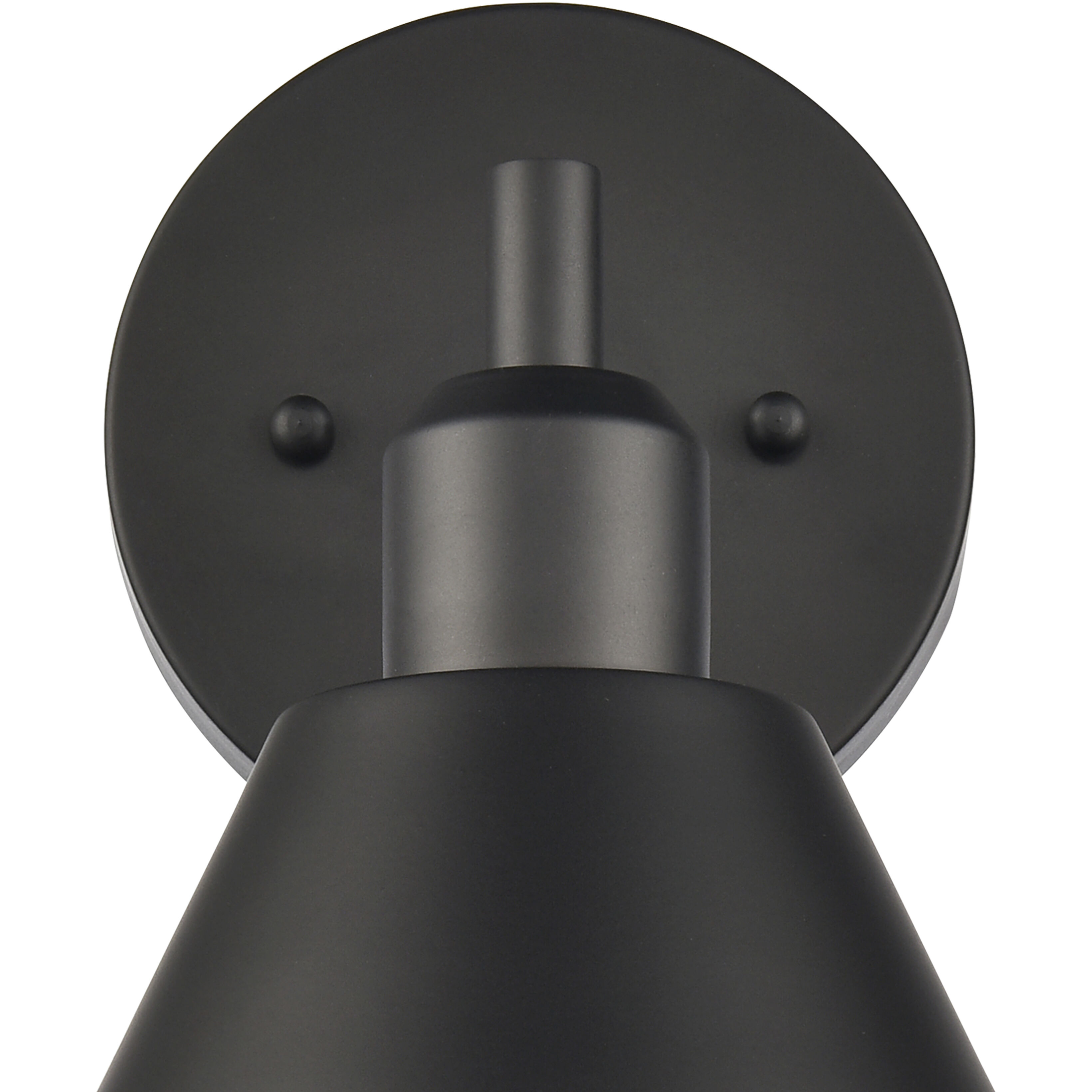 Abbington 1 Light 8.25 inch Matte Black Vanity Light Wall Light