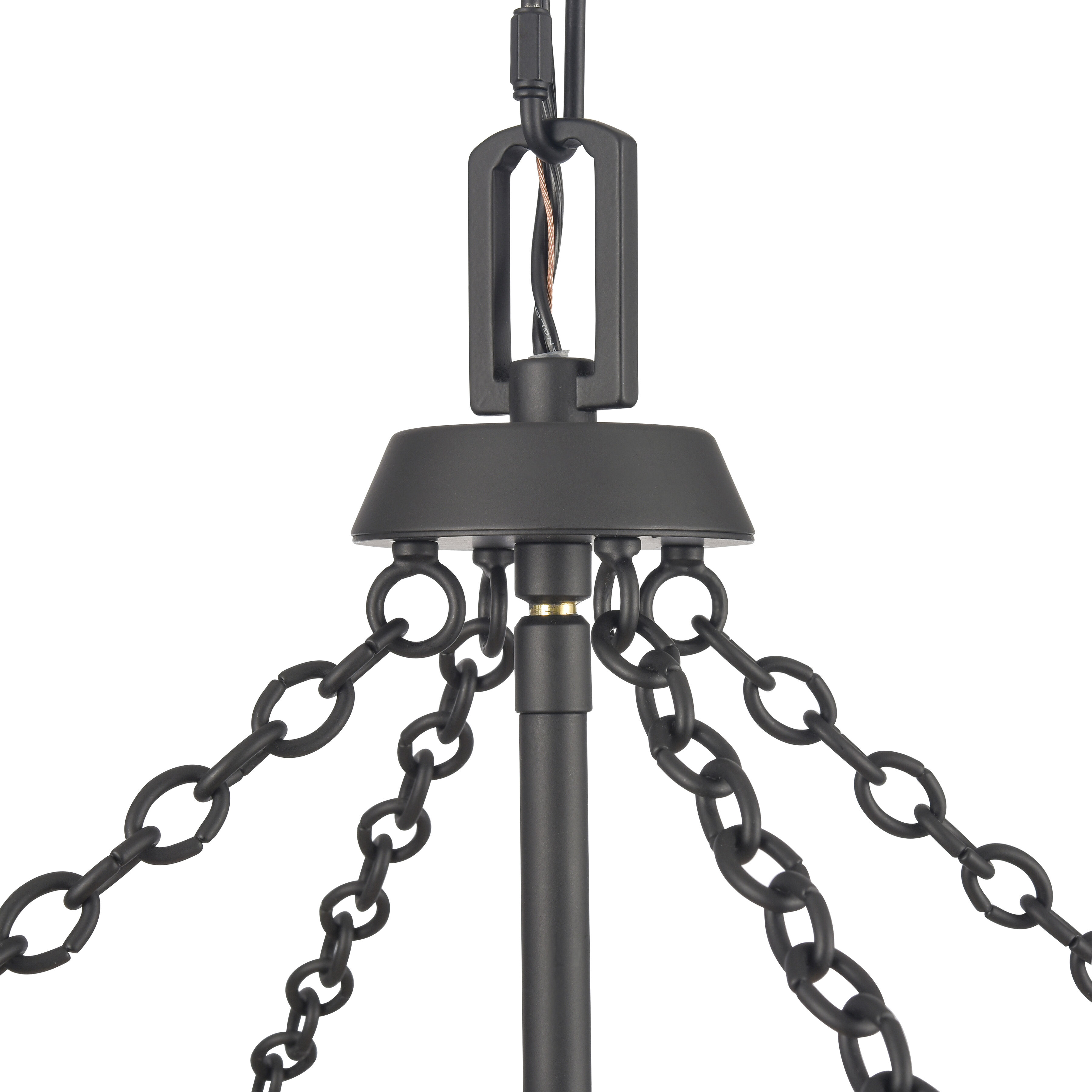 Emmett 4 Light 17 inch Matte Black Pendant Ceiling Light