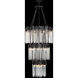 Matrix 18 Light 30 inch Matte Black and French Gold Chandelier Ceiling Light in Matte Black/French Gold