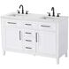 Virginia 54 X 35 inch White Bathroom Vanity Cabinet