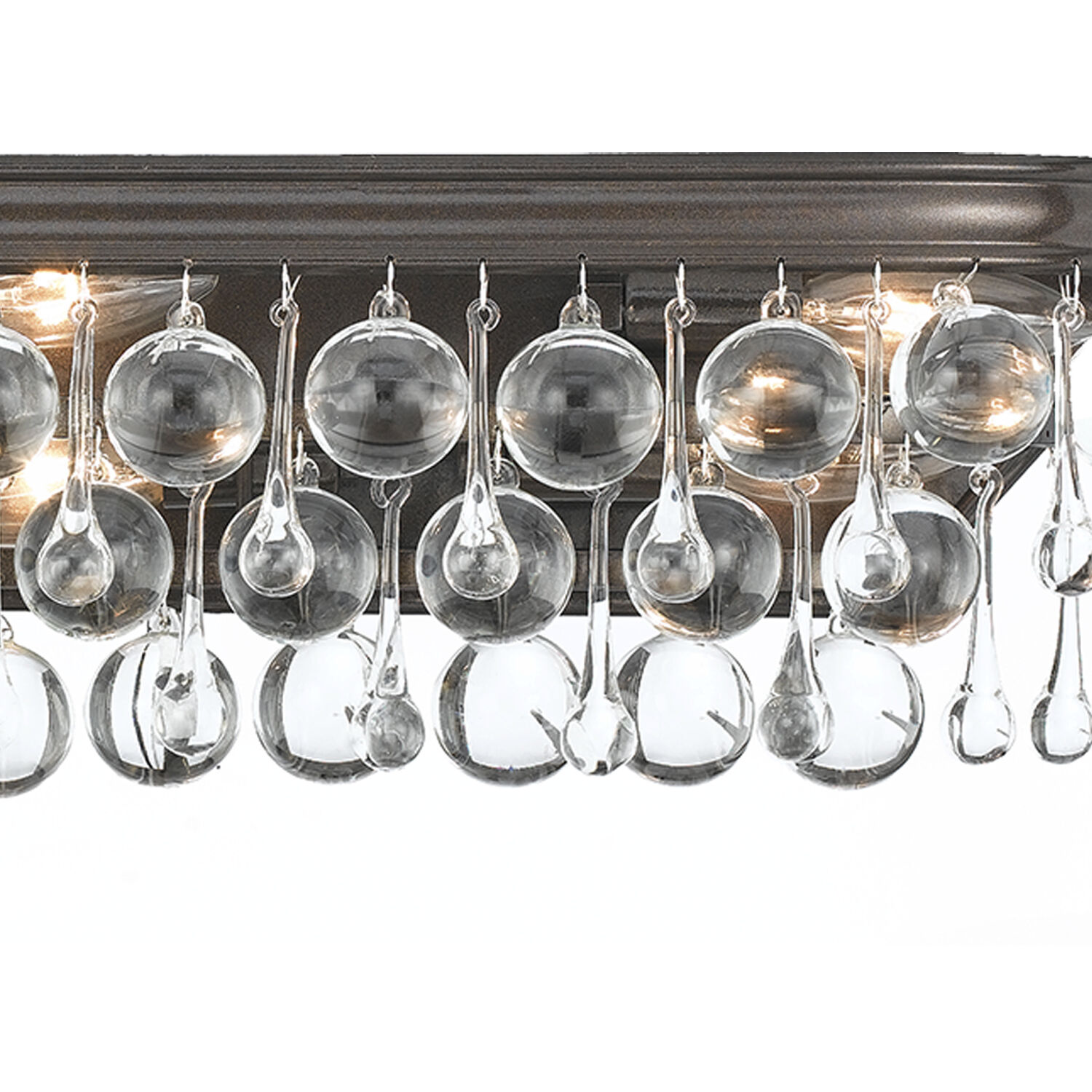Calypso Bath Vanity Light Wall Light in Vibrant Bronze