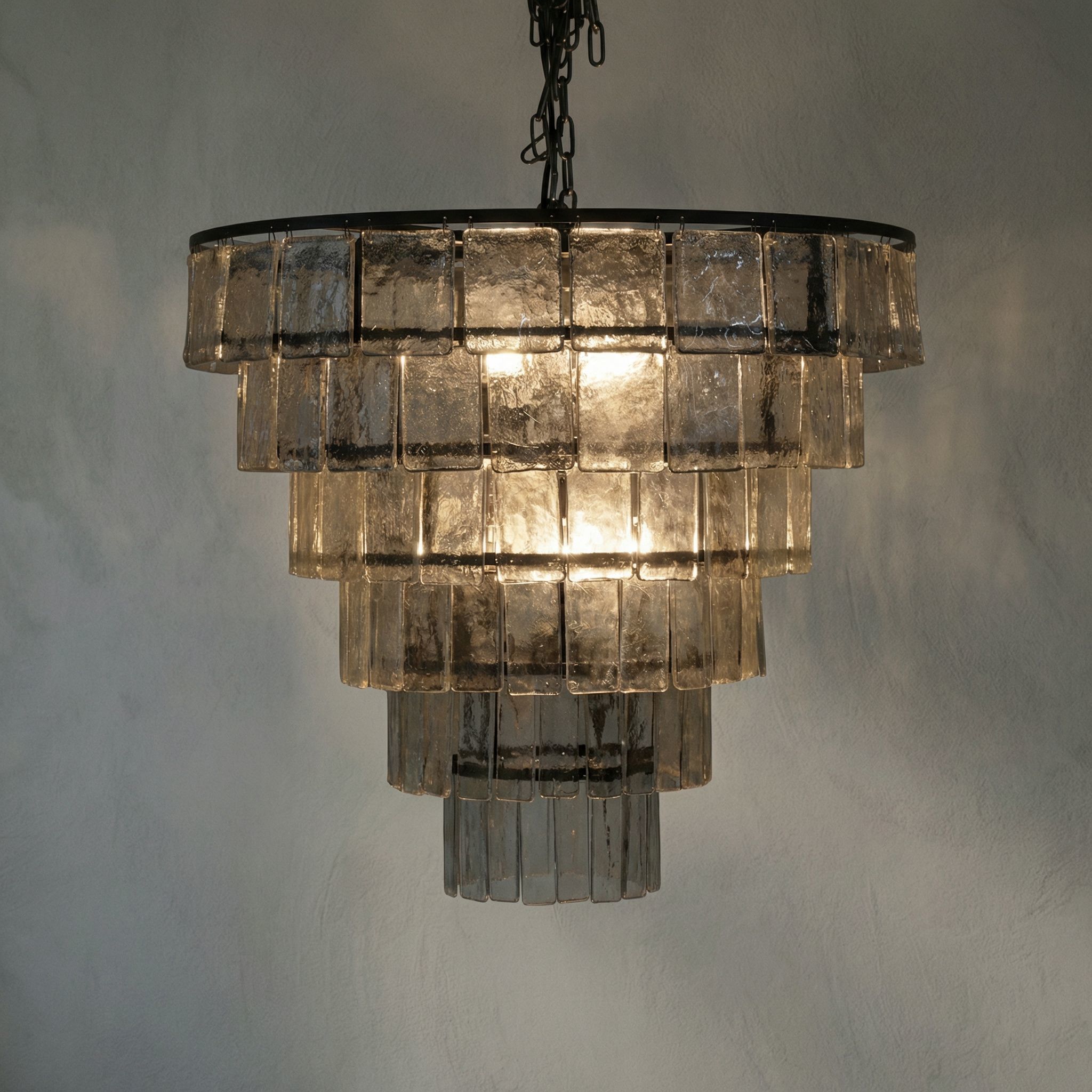 Carnegie 8 Light 28 inch Black Chandelier Ceiling Light, Large