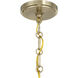 Irina 4 Light 18 inch Noble Brass Chandelier Ceiling Light
