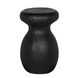 Samson 24 inch Black Burnt Fiber Cement Stool/Side Table