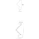 Hotel LED 11 inch Polished Chrome Single Pendant Ceiling Light