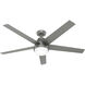 Aerodyne 60 inch Matte Silver Ceiling Fan