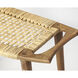 Butler Loft Tristan Natural Wood & Rattan Natural Mango Bench
