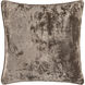 Velvet Mood 20 inch Taupe Pillow Kit in 20 x 20, Square