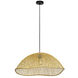 Sambucona 1 Light 28.35 inch Matte Black Pendant Ceiling Light