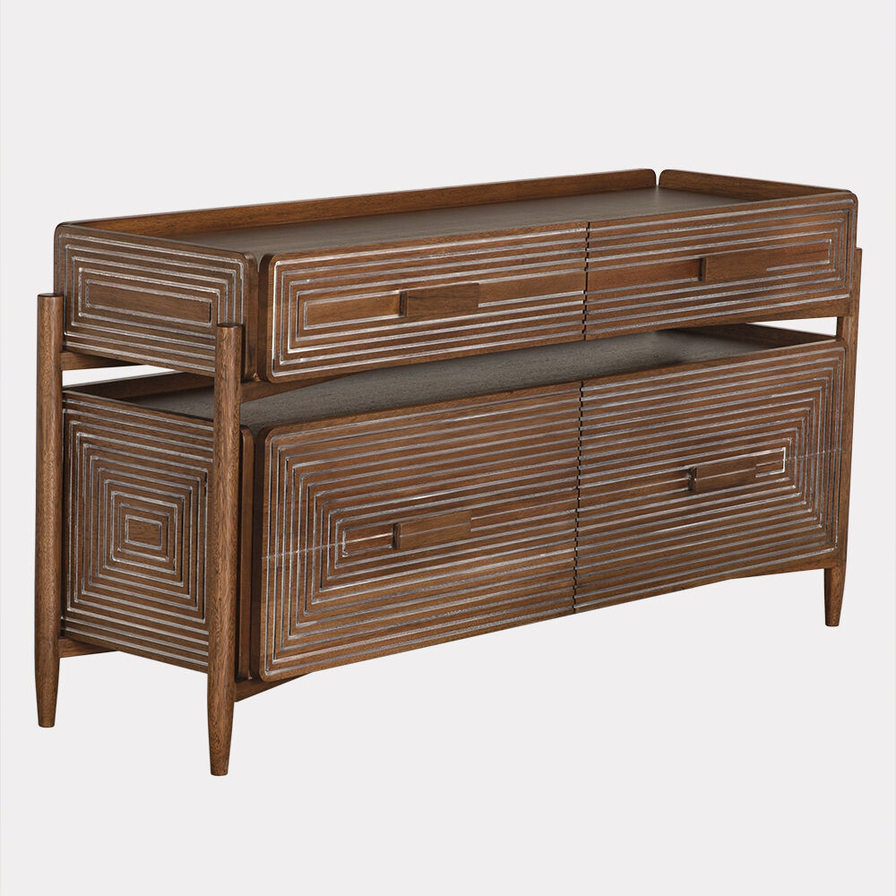 Savino 60 X 18 inch Dark Walnut Sideboard