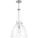 Foster 1 Light 14 inch Satin Nickel Pendant Ceiling Light