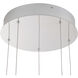 Akoya 12.63 inch Chrome Chandelier Ceiling Light