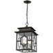 Calvert 4 Light 12 inch Oil-Rubbed Bronze Exterior Hanging Lantern