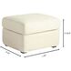 Sovente 19 inch White Ottoman