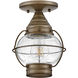 Cape Cod 1 Light 7 inch Burnished Bronze Outdoor Hanging