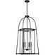 Rosedale 4 Light 23 inch Matte Black Pendant Ceiling Light