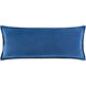 Cotton Velvet 30 X 12 inch Navy Pillow Kit, Lumbar