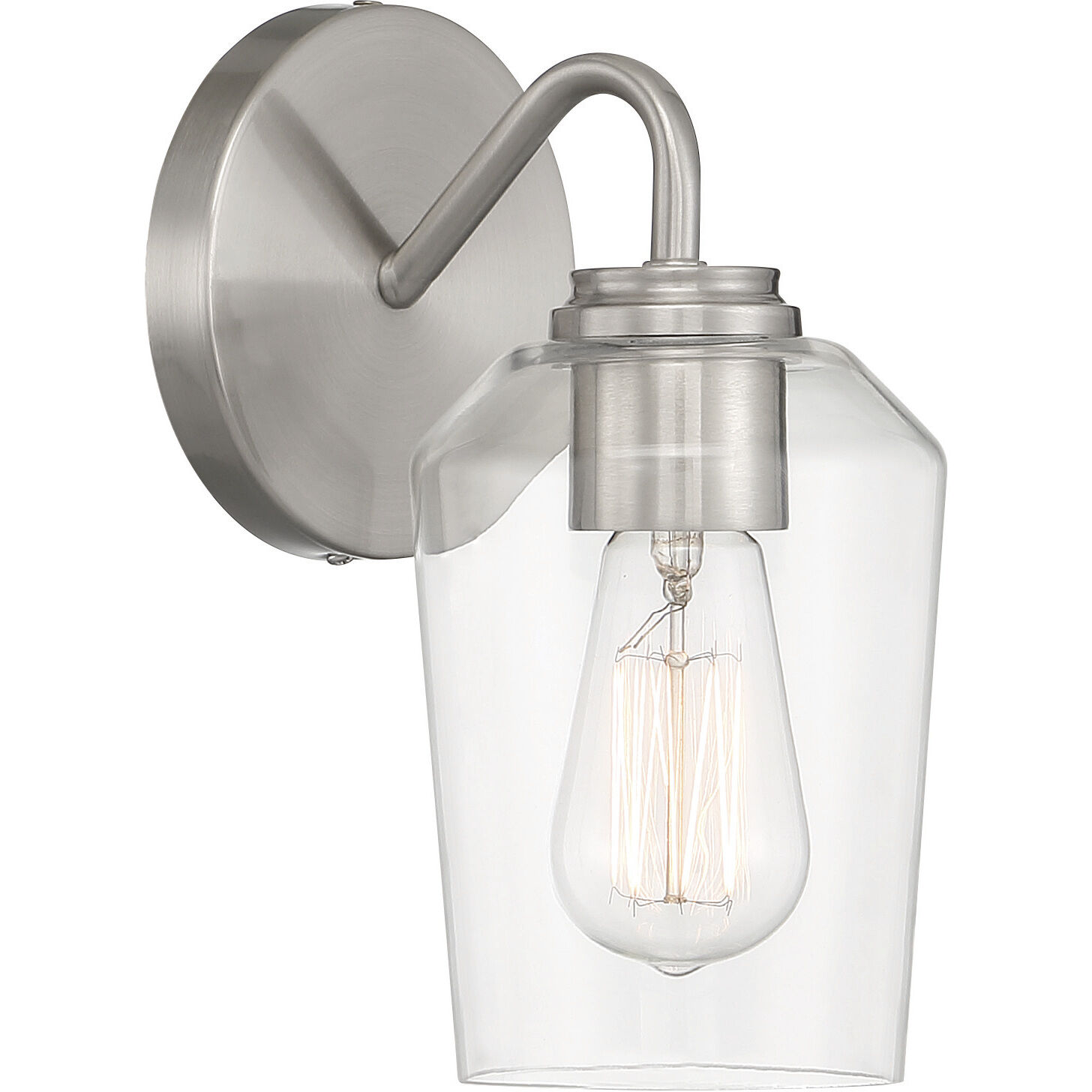 Shayna 1 Light 5 inch Brushed Polished Nickel Wall Sconce Wall Light