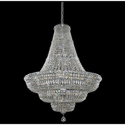 Betti 33 Light 36 inch Chrome Pendant Ceiling Light