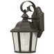 Estate Series Edgewater Outdoor Wall Mount Lantern in Oil Rubbed Bronze, Medium