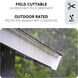 X Track White Outdoor Track Accessory Ceiling Light