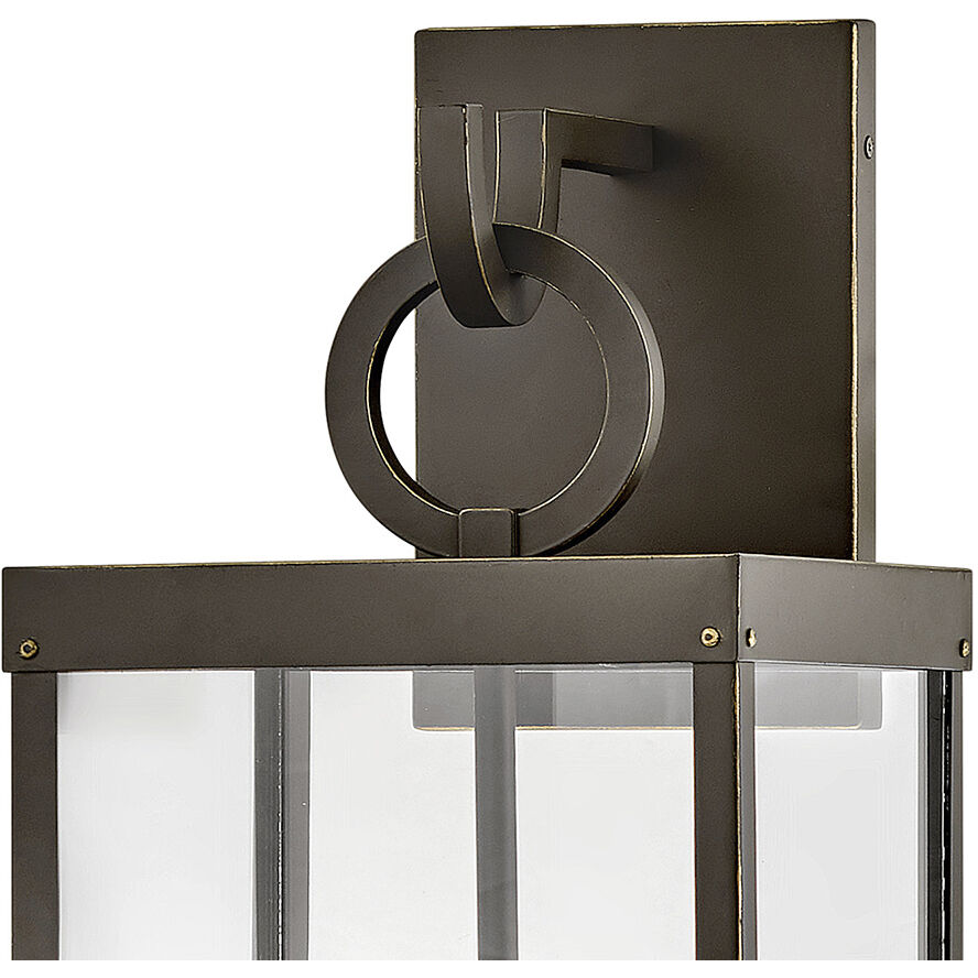 Estate Series Porter Outdoor Wall Mount Lantern in Oil Rubbed Bronze, Non-LED, Open Air
