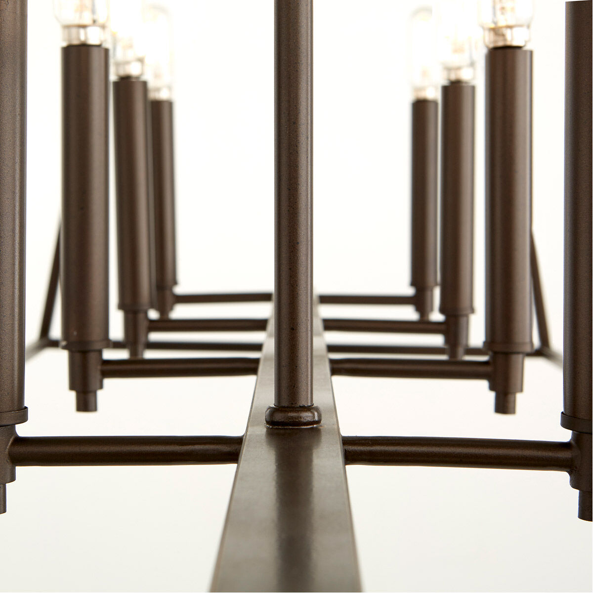 Gabriel 10 Light 17 inch Oiled Bronze Foyer Pendant Ceiling Light, Quorum Home