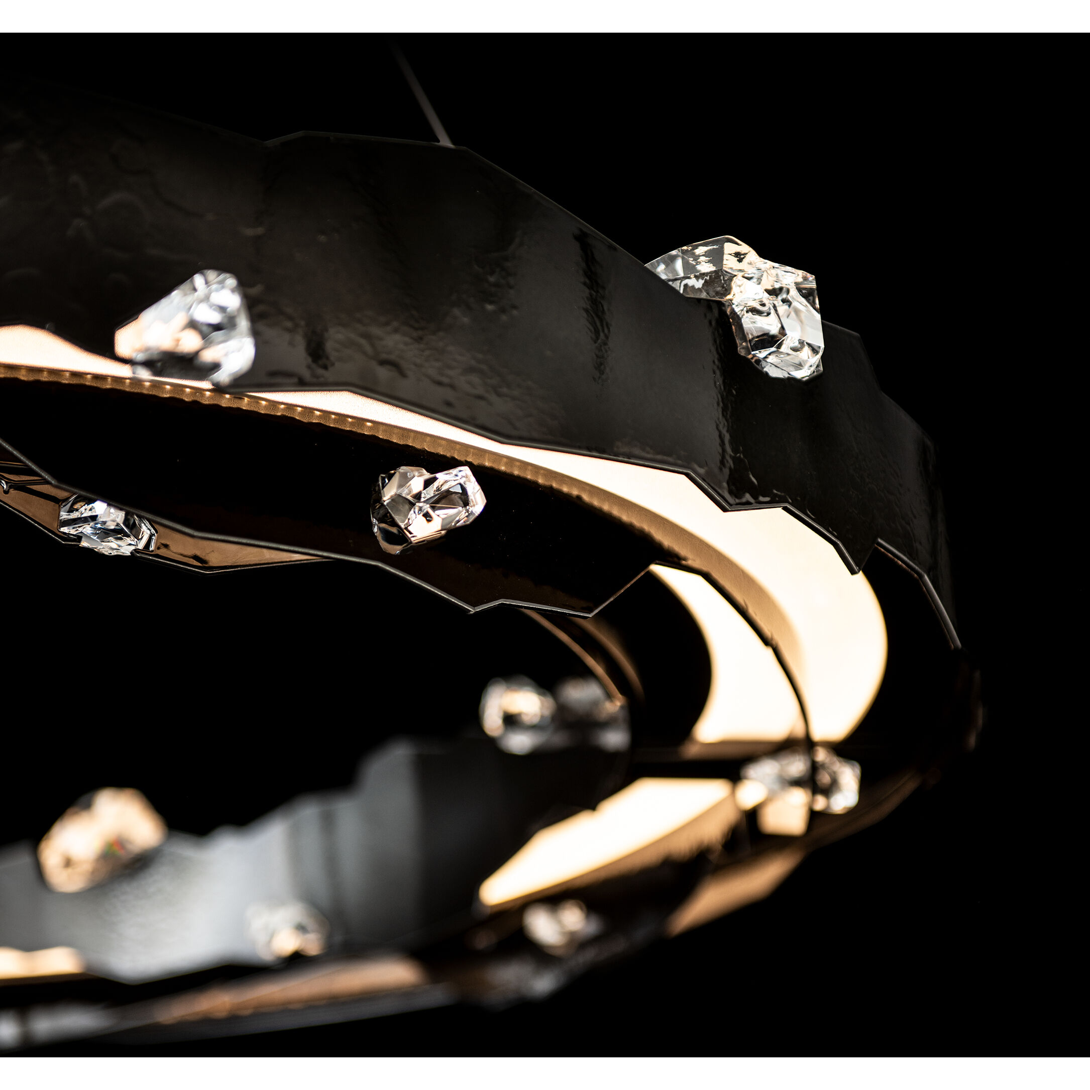 Trove LED 38.2 inch Ink Circular Pendant Ceiling Light