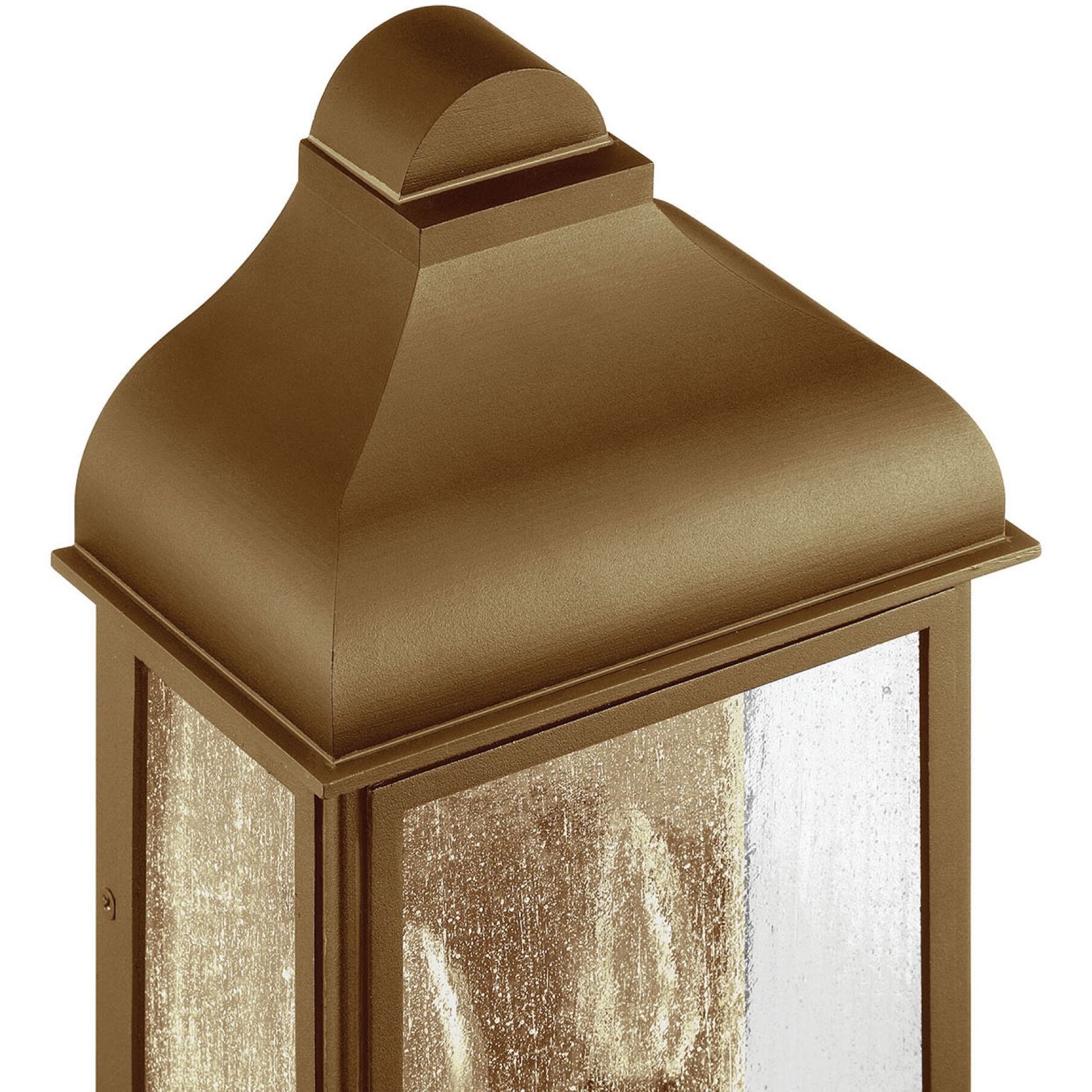 Madrid 2 Light 16 inch Weathered Brass Outdoor Wall Sconce
