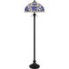 Wisteria Bloom 62 inch 75 watt Matte Black Floor Lamp Portable Light