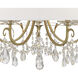 Othello 5 Light 24 inch Vibrant Gold Chandelier Ceiling Light in Clear Hand Cut