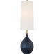 Thomas O'Brien Loren 31.25 inch 60 watt Mixed Blue Brown Table Lamp Portable Light, Large