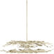 Maidenhair 5 Light 39.5 inch Antique Pearl Semi-Flush Mount Ceiling Light