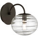 Lenora 1 Light 6.75 inch Dark Bronze Bath Sconce Wall Light